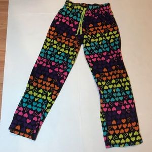 Girls size Large (10-12) Heart Pajama Pants